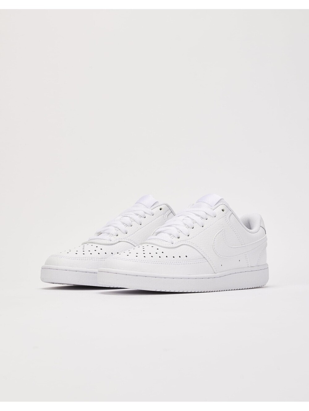 Nike Court Vision Low Triple All White Shoes Women 9.5 Sneaker CD5434-100 Casual